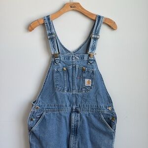 Carhartt R07-DST Bib Overalls Denim  Size 42X32